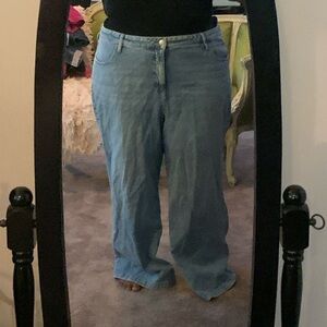 Wide Leg Jeans - light wash